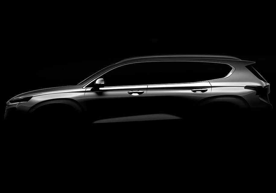 Компания Hyundai показала профиль следующего Santa Fe, AvtoSpot [АвтоСпот]