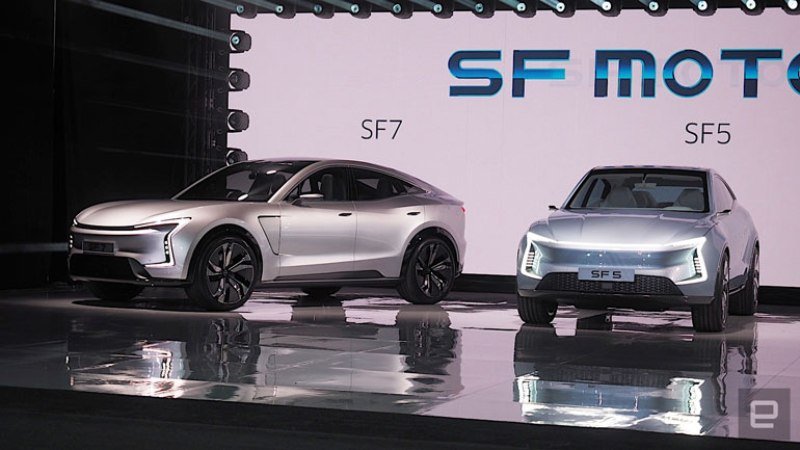 Sokon представила два новых электрических внедорожника SF5 и SF7