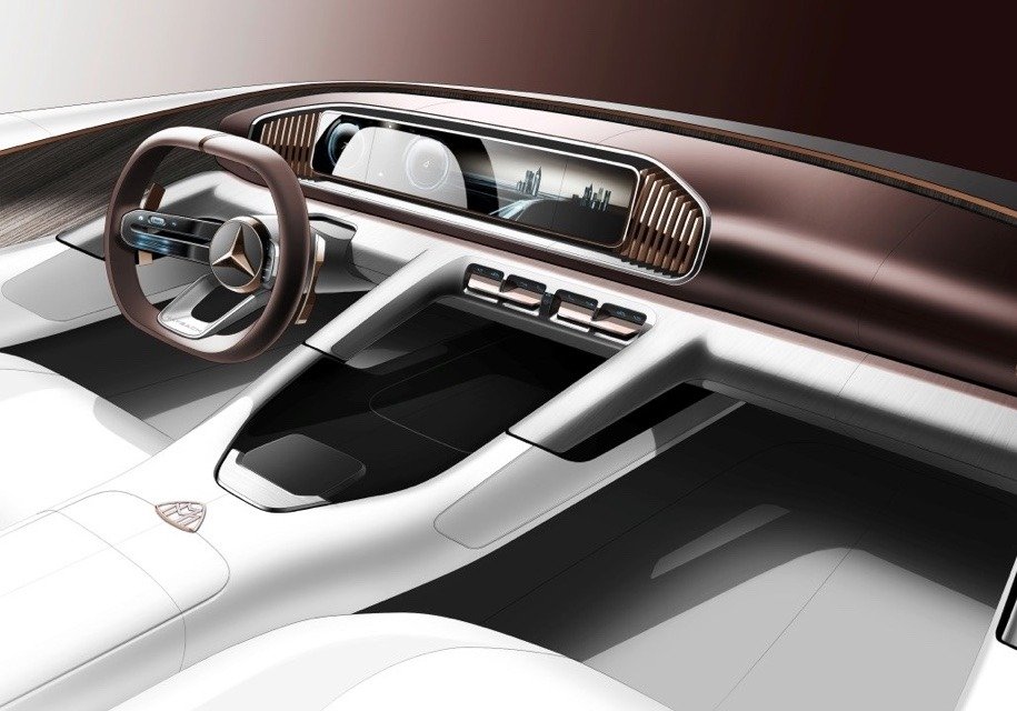 Mercedes-Maybach показал салон роскошного внедорожника