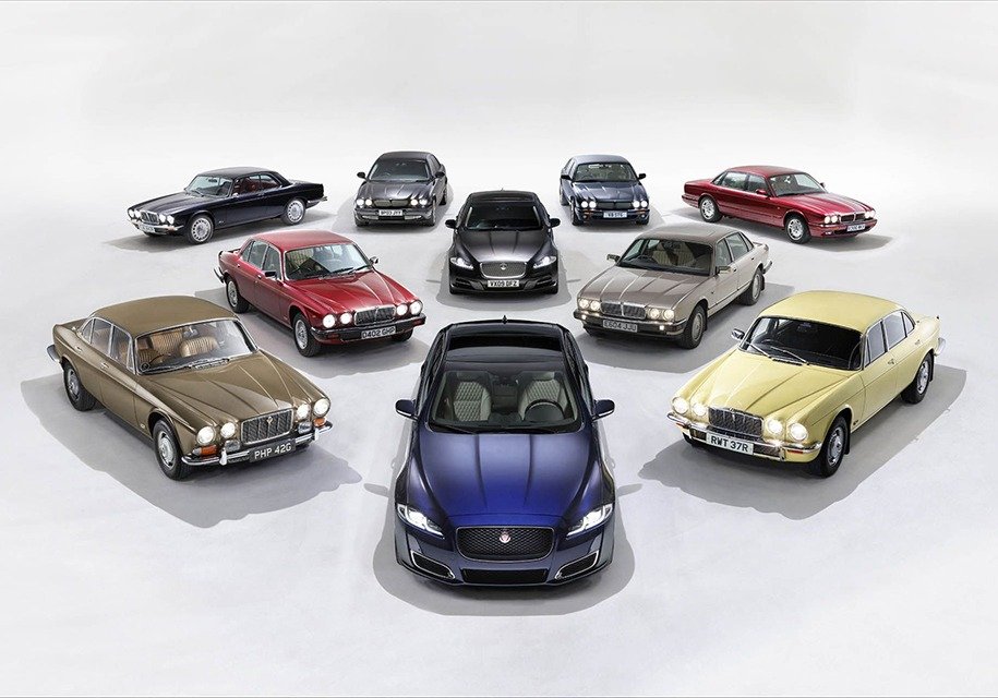 Эволюцию Jaguar XJ за 50 лет уместили в один ролик