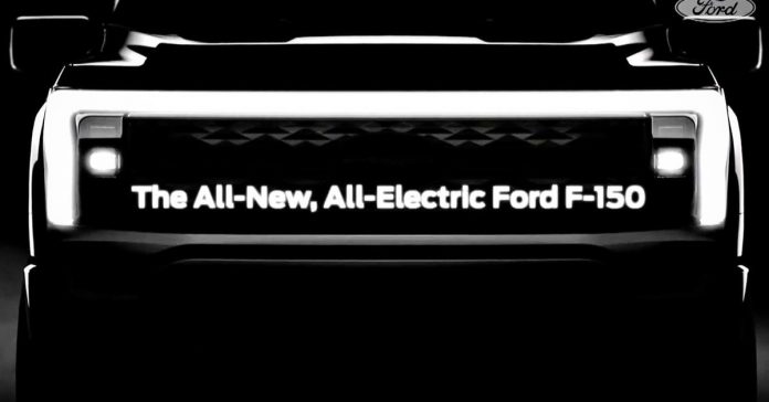 Ford показал первое изображение электропикапа F-150