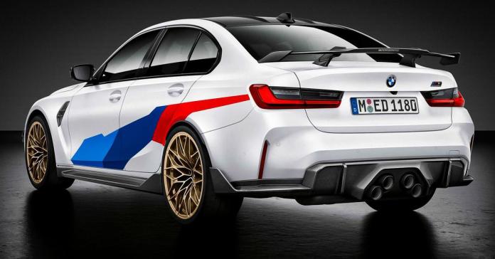 Новые BMW M3 и M4 получили детали из каталога M Performance