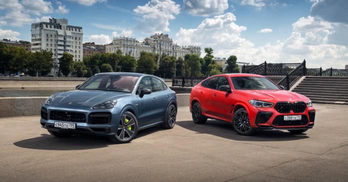 BMW X6 M против Porsche Cayenne Turbo S Coupe