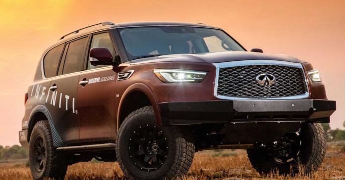 Infiniti разработала «раллийную» версию QX80 для женского экипажа