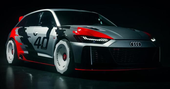 Audi RS 6 превратился в ретро-универсал с боковым выхлопом