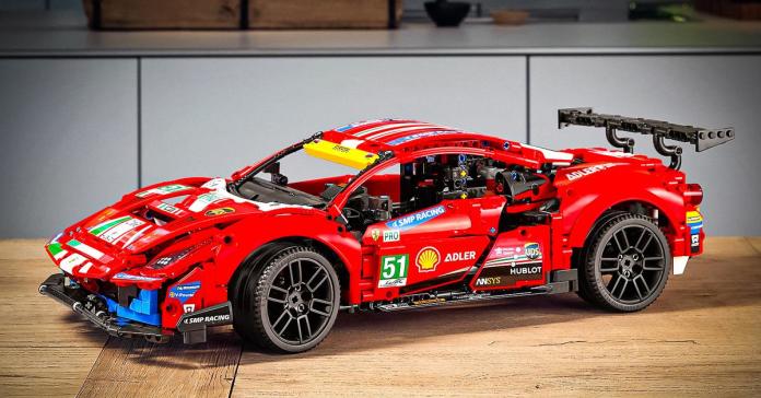 Lego выпустит конструктор с гоночным суперкаром Ferrari 488 GTE