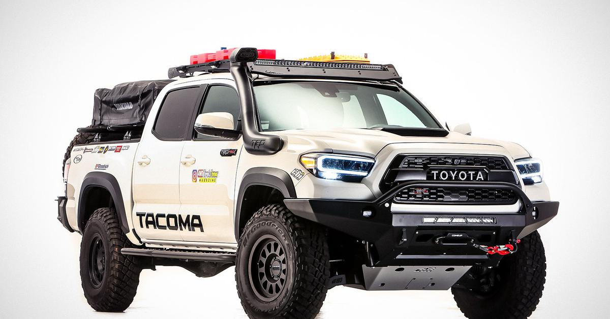 Посмотрите на тюнингованный Toyota Tacoma для экстремальных путешествий