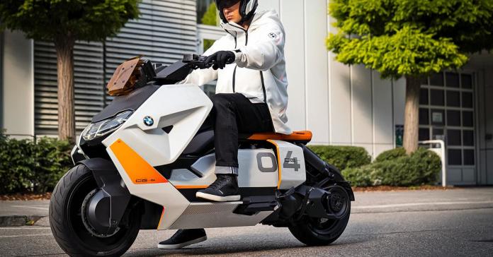 BMW представила почти серийный электроскутер будущего