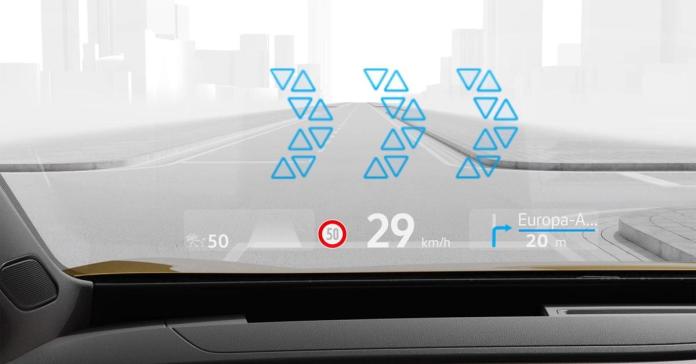 Компактные модели Volkswagen получат проекционный дисплей с дополненной реальностью