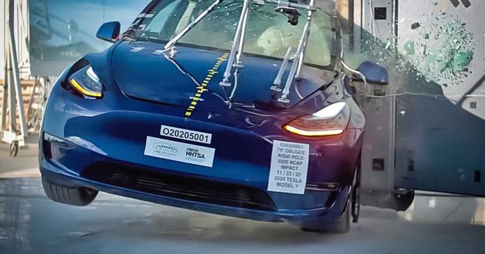 Tesla Model Y получила высший балл в рейтинге безопасности