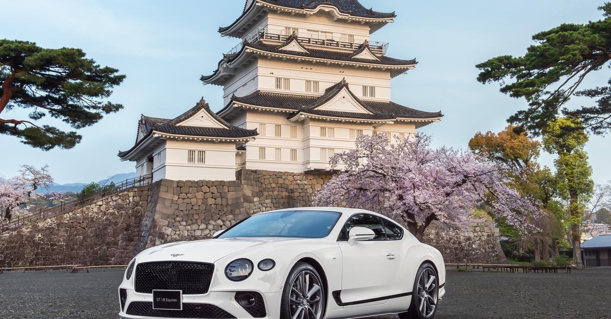 Монохромный Bentley Continental GT посвятили Японии