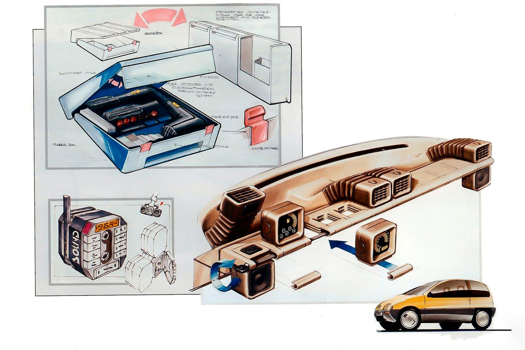 Концепт-кар из восьмидесятых с дизайном девяностых и технологиями 2000-х, AvtoSpot [АвтоСпот]